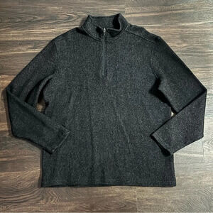 FAIRLANE & SONS 1/4 Zip Dark Gray Pullover Sweater Men's Size XL Stitch Fix
